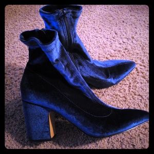 Blue suede shoes